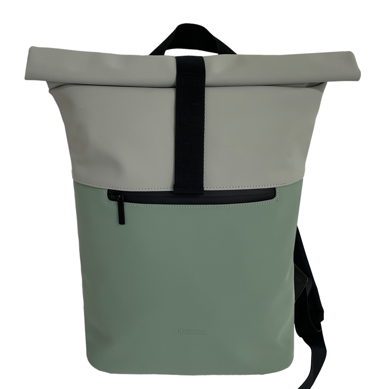 Uright Rolling Top Backpack Green