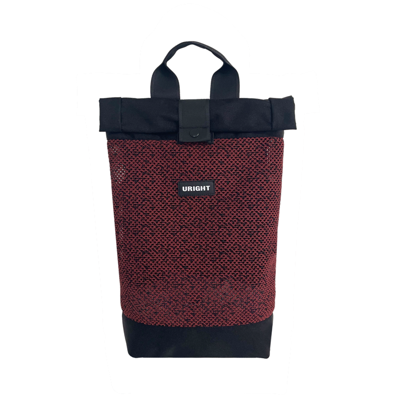 Uright Thick Mesh Backpack Red