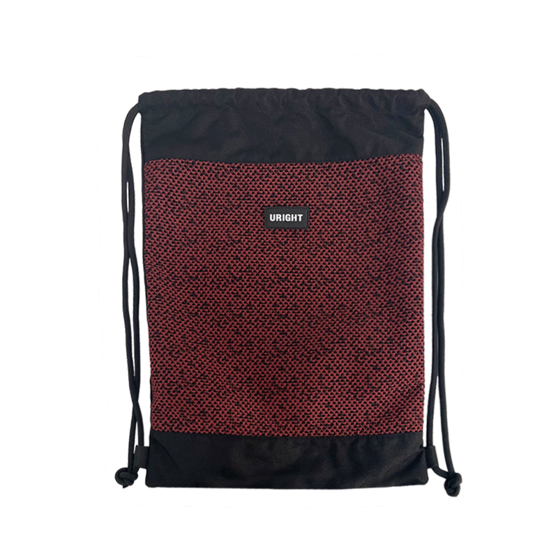 Uright Thick Mesh Drawstring Bag Red