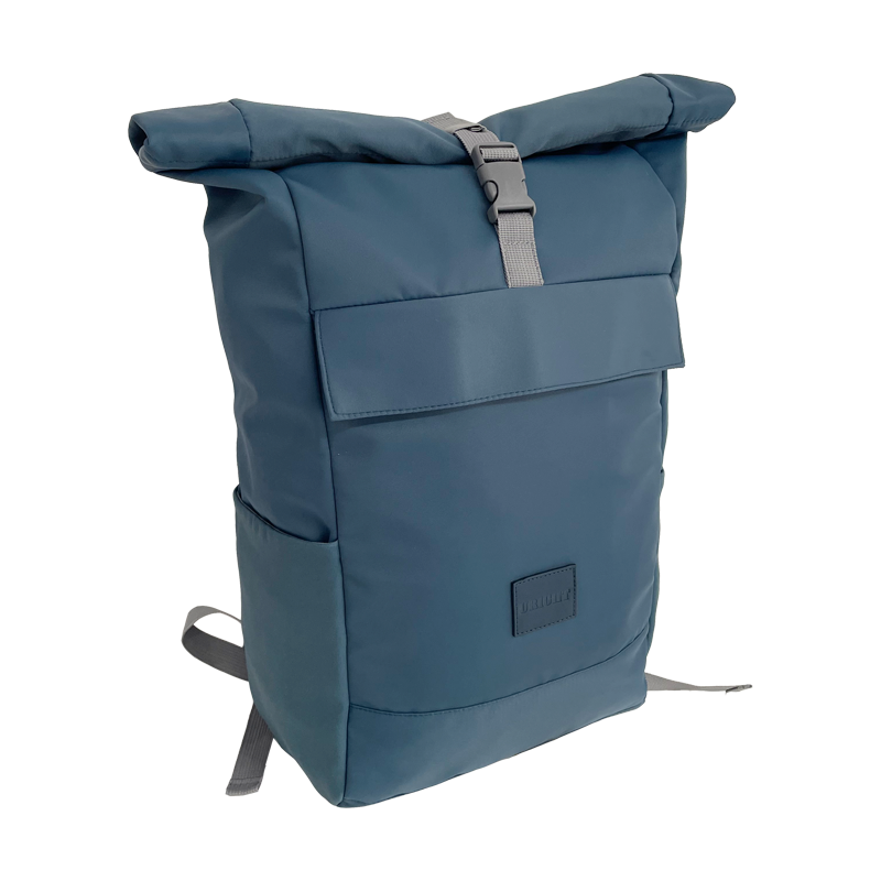 Uright Rolling Top Laptop Backpack Navy