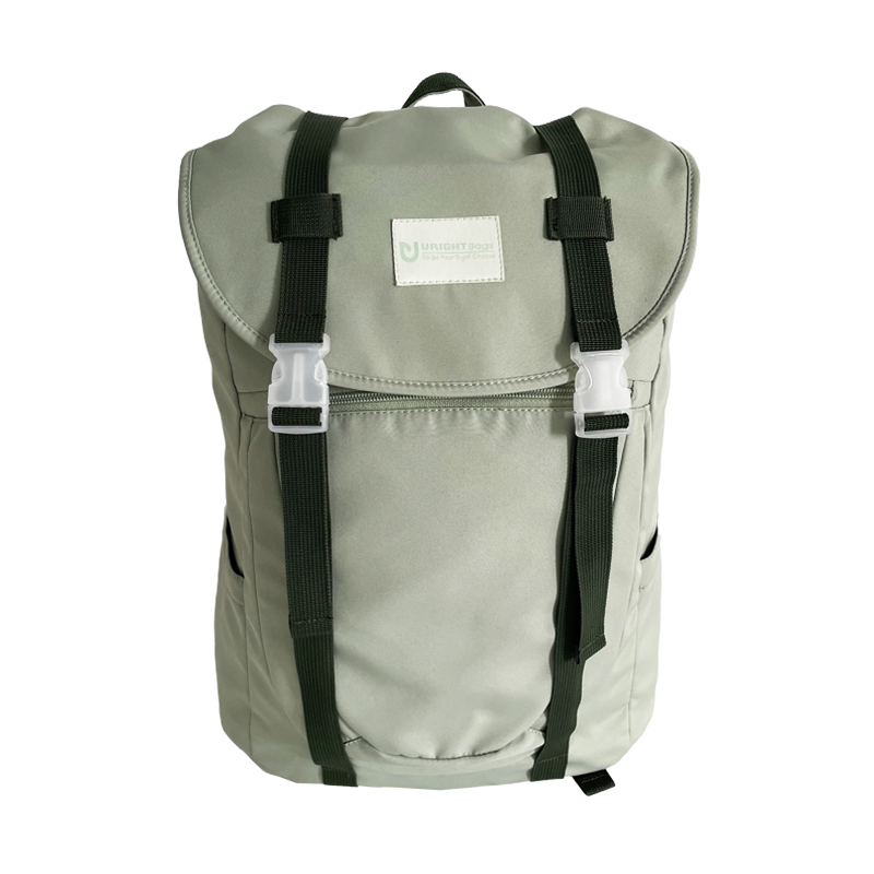 Uright Daily School Backpack Green